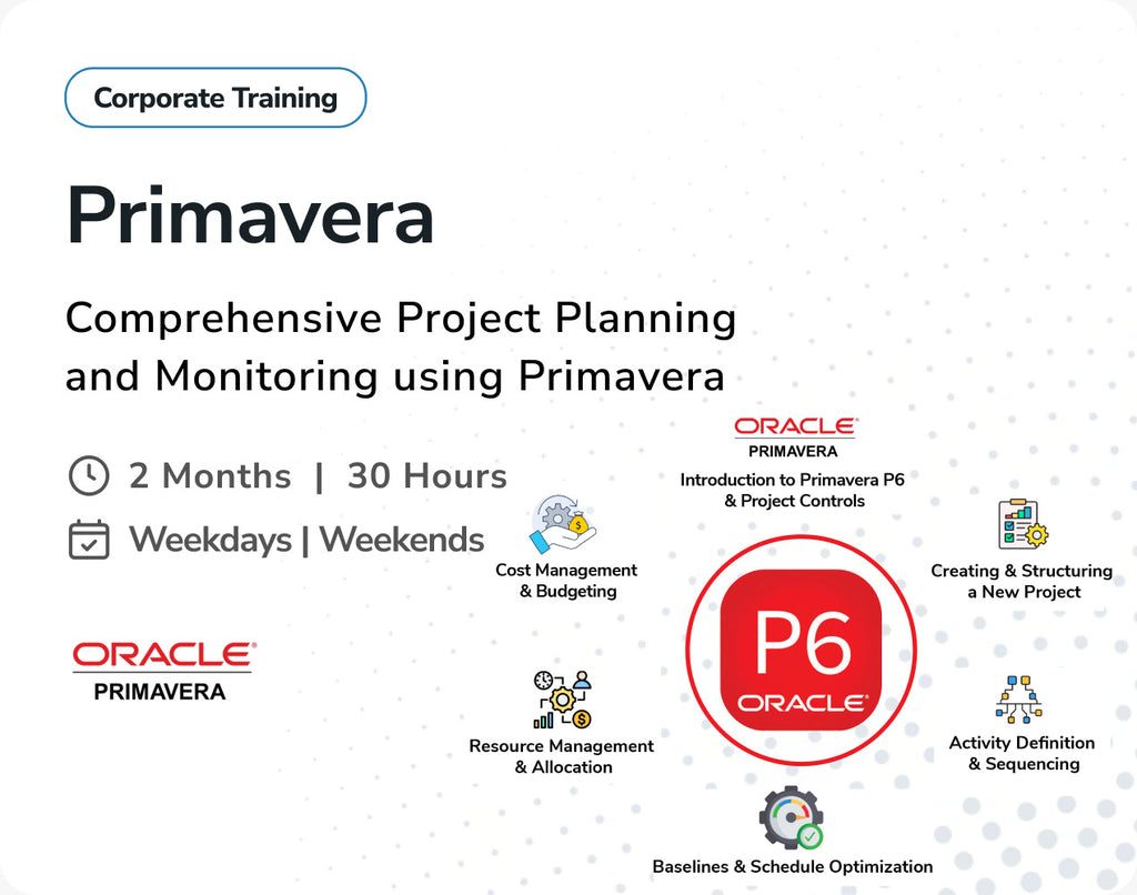 Primavera  P6 - Project Planning & Controls